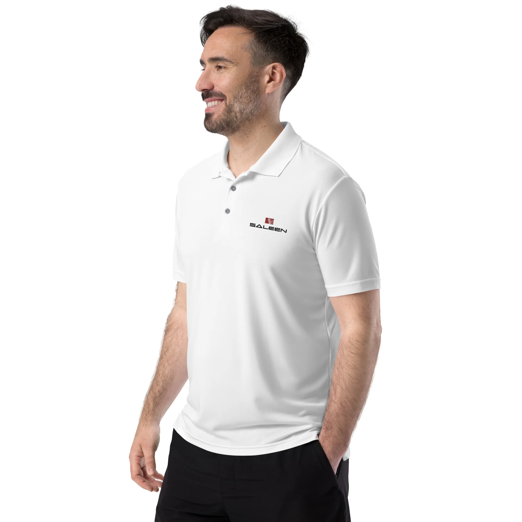 Saleen Adidas Performance Polo Shirt - Image 3